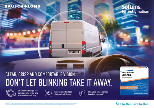 Bausch & Lomb Soflens Toric ( Monthly / 6 Lenses )