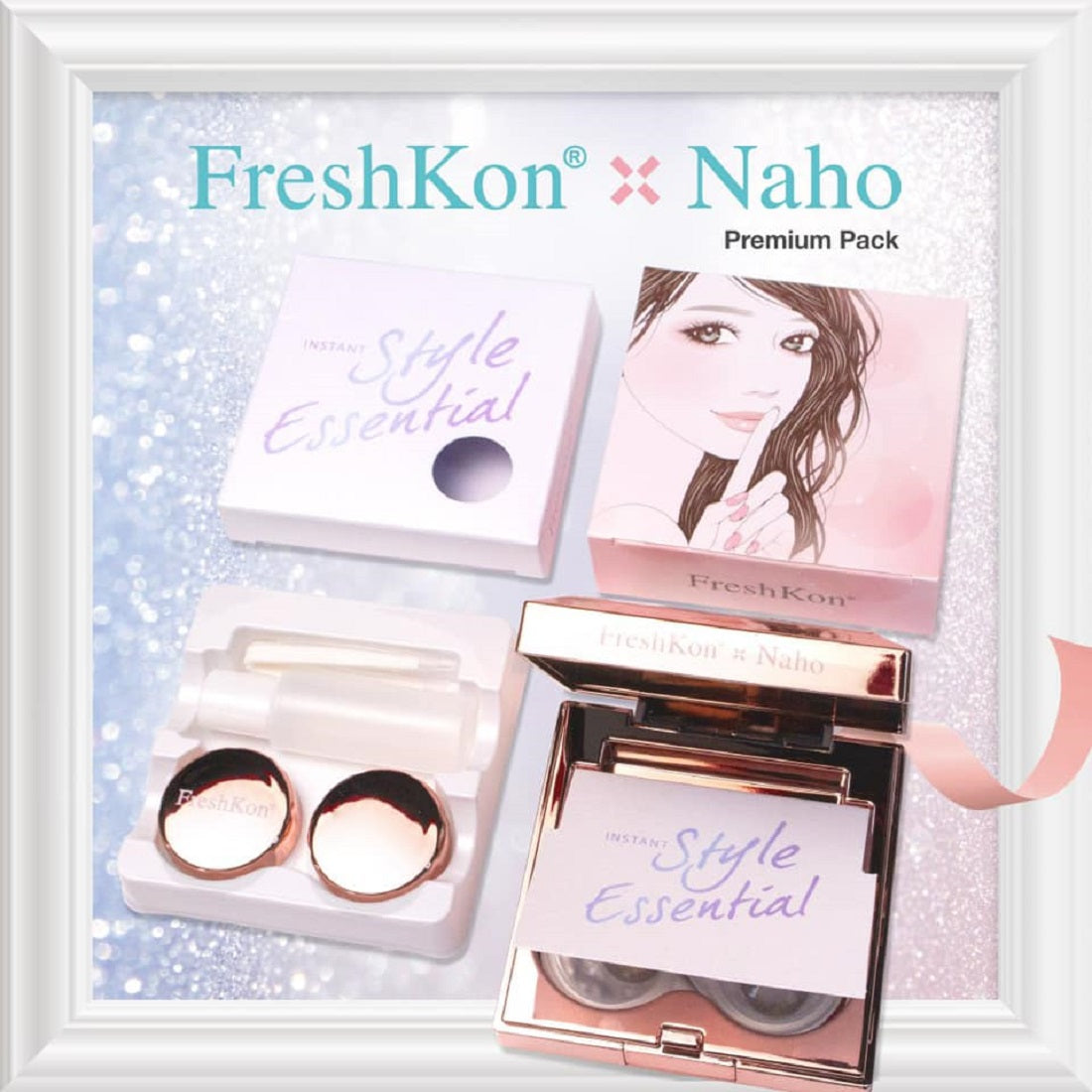 FreshKon x Naho PREMIUM ( Monthly / 2 Lenses ) - with Lens Case