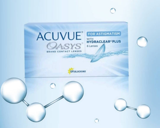ACUVUE OASYS with Hydraclear for ASTIGMATISM (2-Week / 6 Lenses)