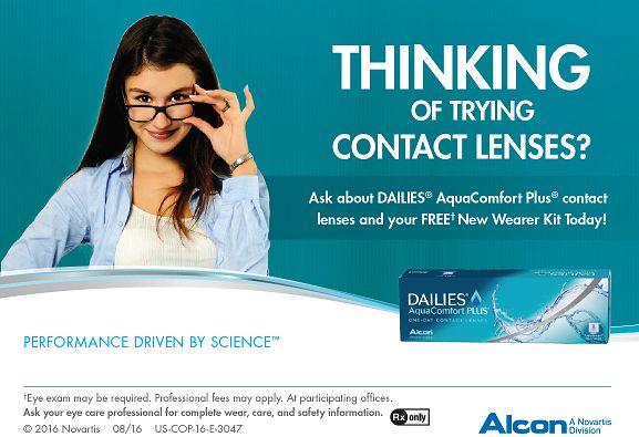 Alcon Dailies Aqua Comfort Plus ( Daily / 30 Lenses )